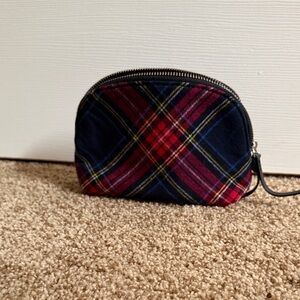 ❄️J. Jill: Plaid fabric small pouch